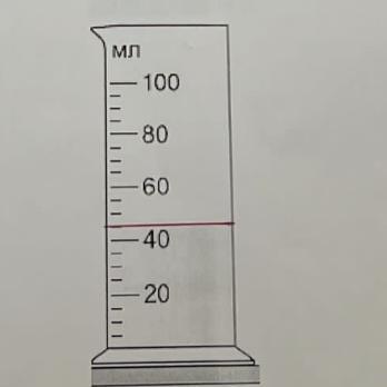 Определите и запишите объем жидкости в мензурке с учетом погрешности изображенной на рисунке v мл